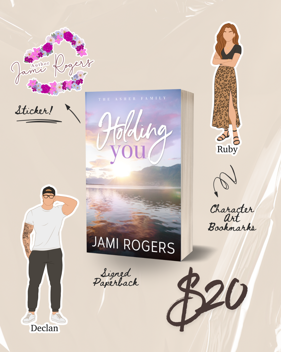 Holding You Signed Paperback - Discreet Edition